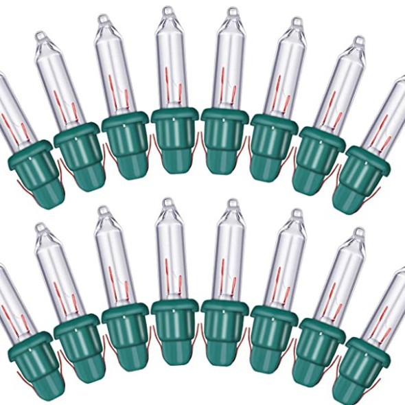 Amazon cross-border e-commerce 2.5V 0.43W Christmas string light Mini replacement bulb transparent bulb