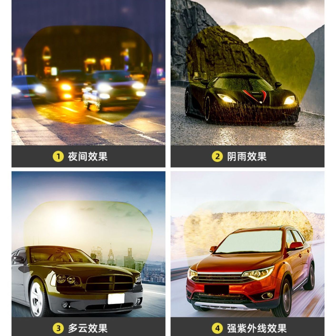 2025 New Ultra-Light Night Vision Glasses for Myopia, Special for Driving at Night, Anti-High Beam, High-Definition, Anti-Glare Business