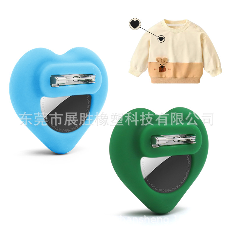 Защитный чехол для устройства AirTag для питомцев, силиконовый, с любовным замком, детский трекер