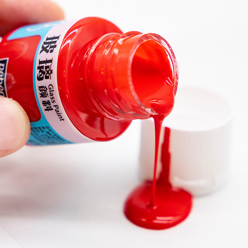 Bebeo Loves Decorative Glass Paint Waterproof Hand-Painted Transparent Painted Silicon Glass Painting Plastic Metal Surface Coloring