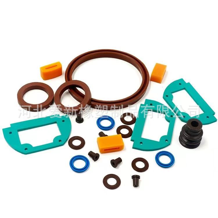 Rubber products special-shaped parts silicone products sealing ring shock absorption non-standard rubber plug special-shaped package iron parts factory processing