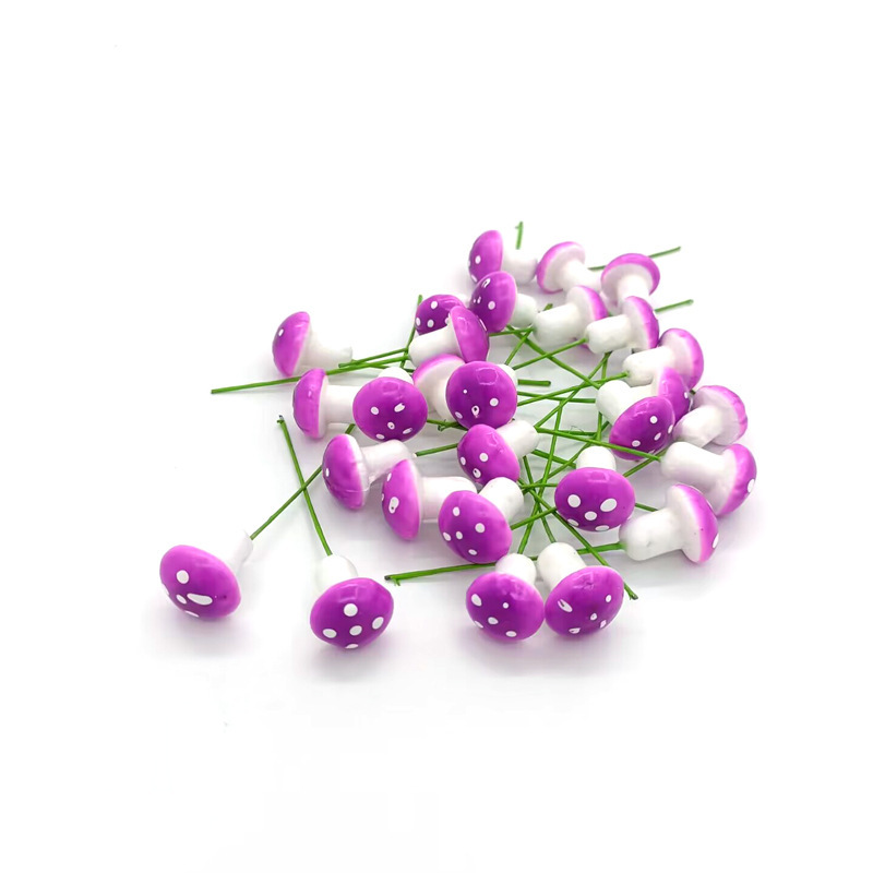 Simulated Mushrooms, Mini Colorful Foam Mushrooms, Micro Landscape Pots, Christmas Bonsai Accessories, Cute Artifact Ornaments