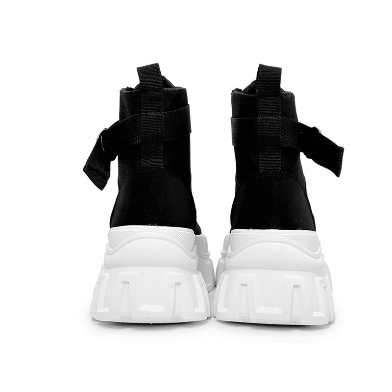 Martin Boots Men's Boots High-top Strap Buckle plus size 2025 Autumn and Winter New Arrival Boots Canvas Top Cross-border Hot Selling Men's and Women's Shoes