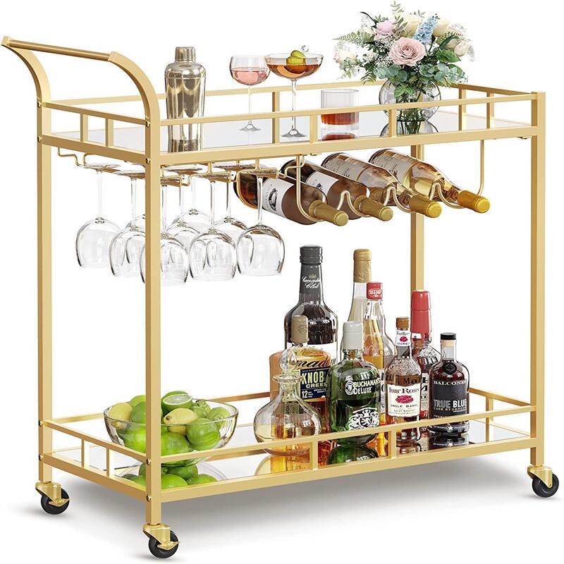Dining Car Iron Trolley Hotel Restaurant Multi-storey Commercial Drink Car Hotpot Restaurant Mobile Cross-border Amazon