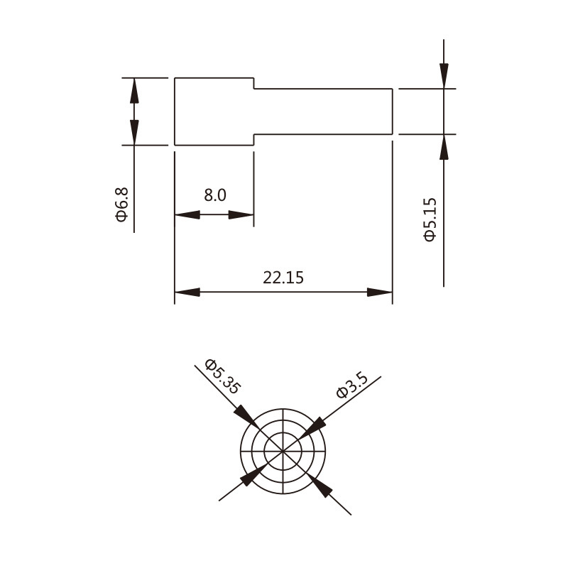 187 Direct Plug Silicone Sheath Terminal Sheath White Flame Retardant 3.5 Cold-Pressed End High Temperature Insulating Silicone Protective Cover