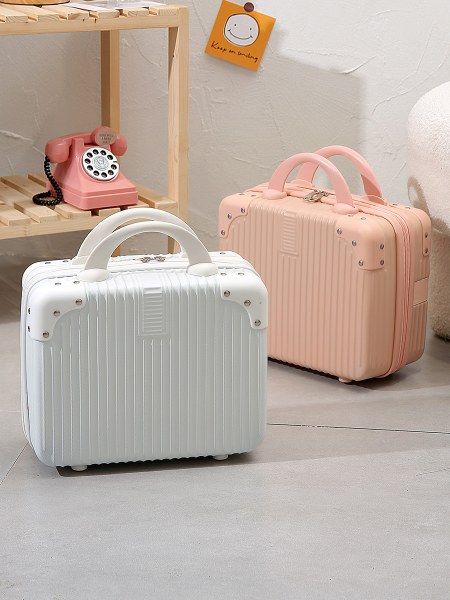 Portable Case 14 Inch Luggage Case Women's Fashion Cosmetic Case Small Lightweight 16 Suitcase Accompanying Gift Creative Gift Box