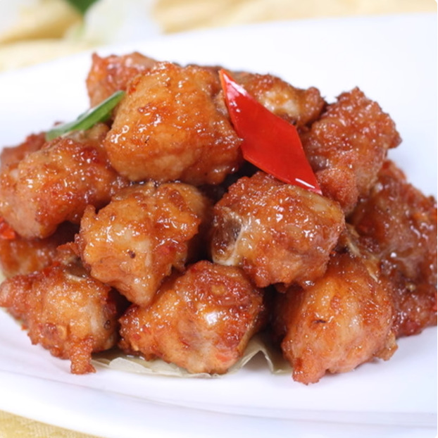 Garlic Short Ribs Semi-Finished Ingredients 400g Pork Ribs No Cutting No Commercial Hotel Restaurant Fried Snacks Gourmet