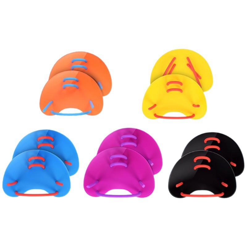 Cross-Border Professional Swimming Fins Practice Swimming Skills Swimming Aid Training Half-Palm Universal Hand Fins Swimming Equipment Paddling Palm