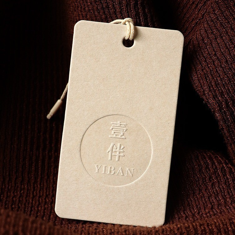 Tag New Special Paper Clothing Store Women's Clothing Label Hanging Tag Trademark Price Certificate Logo Customization