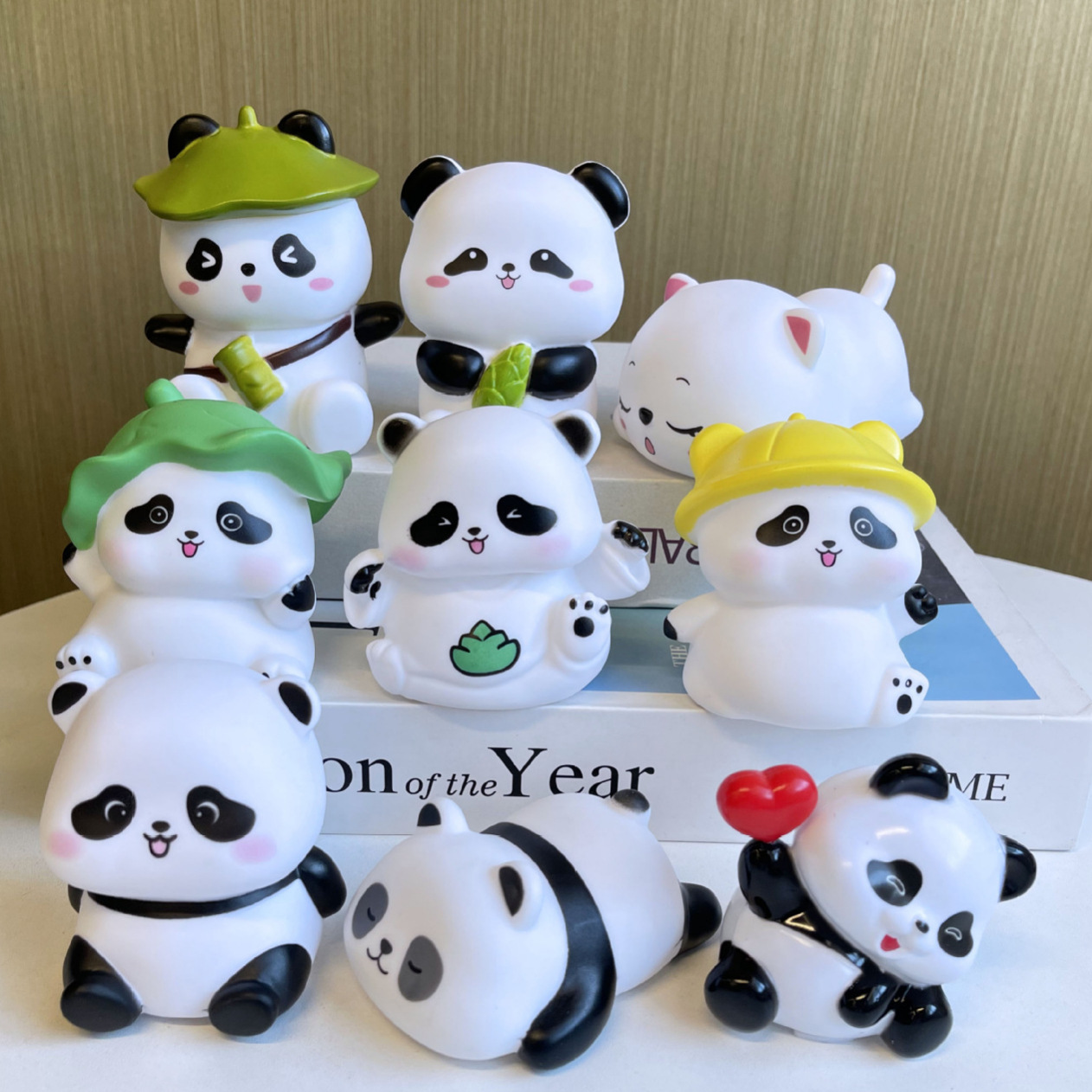 Кросс-бордерные виниловые украшения для дня рождения в виде мультяшного панды, щенка, пони, ночник, оптовая подвеска для обуви