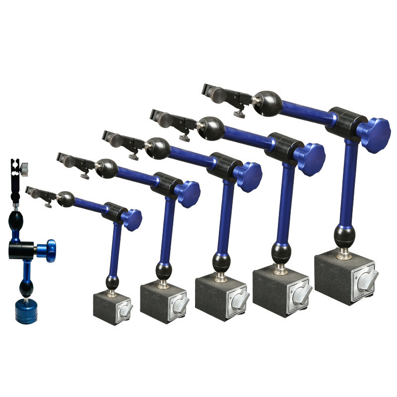 Factory Direct Sales Powerful Magnetic Meter Base All-Metal Hydraulic Meter Base Chicken Leg Meter Base Support Rod Oil Pressure Meter Rod Bracket