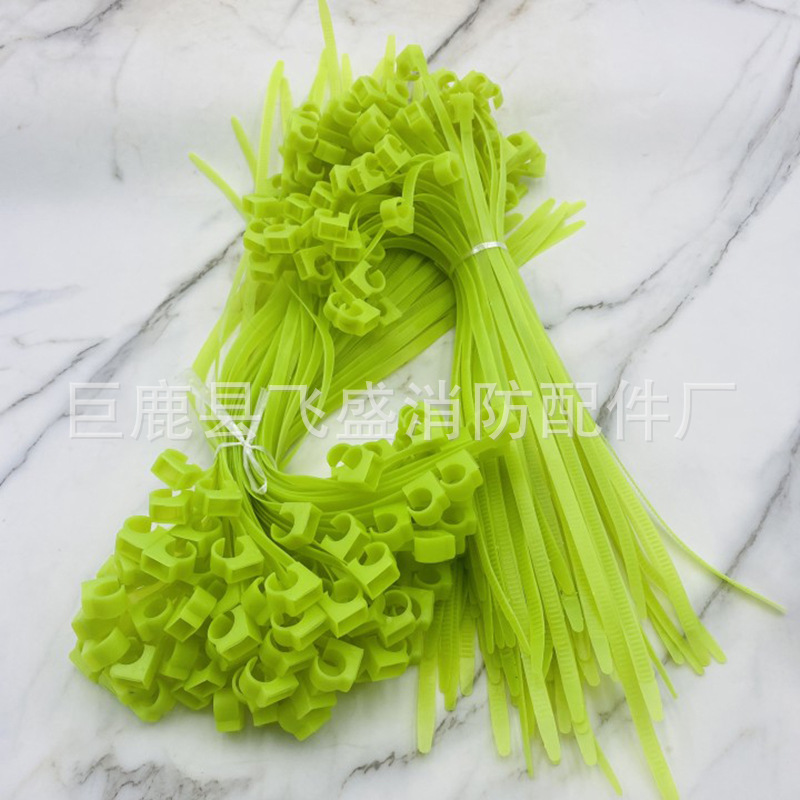 Water-based/dry powder fire extinguisher accessories 4Kg8KG plastic cable tie fire extinguisher black and yellow belt strap