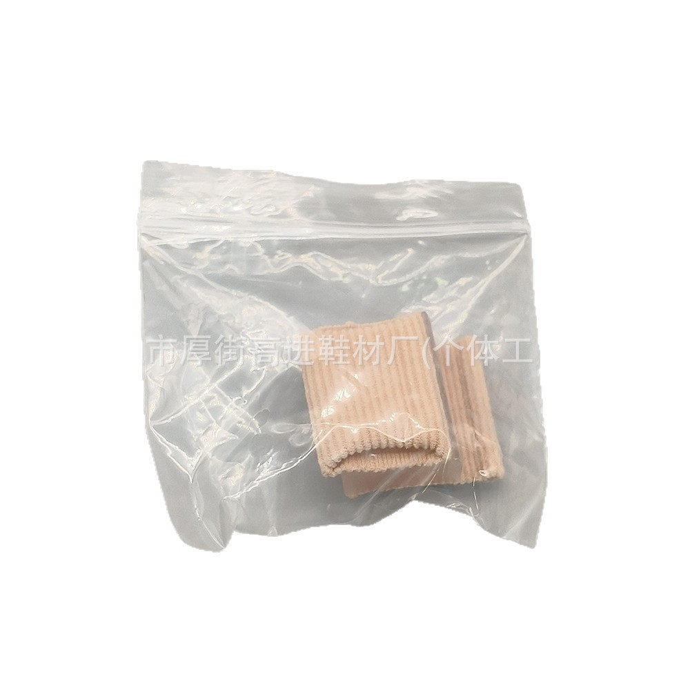 Fiber Tube Double Hole Toe Separator Assists in Correcting the Symptoms of Overlapping Toes of the Big Toe, Soft Anti-Pain Correction Separator