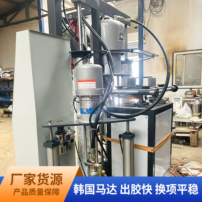Hollow Glass Equipment Silicone Glue Dispensing Machine Glass Glue Applicator Rotary Table Manual Two-Component Dispensing Machine