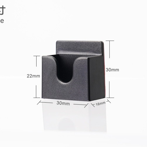 Walkie-Talkie bracket storage hand microphone hook three-in-one universal 3m glue pendant car desk hand microphone back clip hand microphone hook