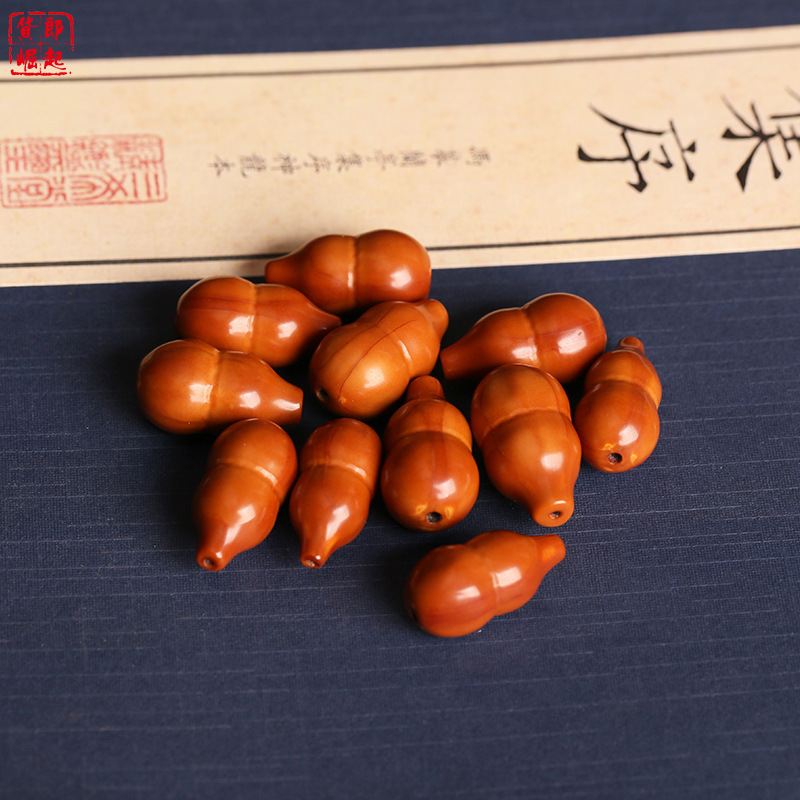 Браслет с резьбой из оливкового ядра, аксессуары для DIY, мужские и женские, гладкие бусины, подвеска из старого масла