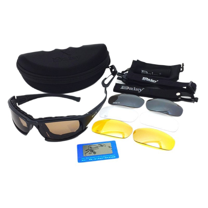 Polarized Version of Daisy X7 Goggles, Exercise Glasses, Tactical Goggles, Cs Shooting Glasses, Outdoor Sunglasses, Cross-Border