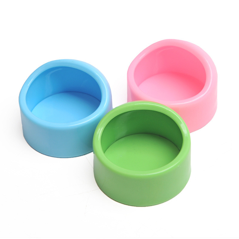 Hamster Food Bowl, Bird Feeding Bowl, Thickeneded Abs Imitation Ceramic Food Bowl, Anti-Planing Small Pet Food Box Bowl, Pet Supplies
