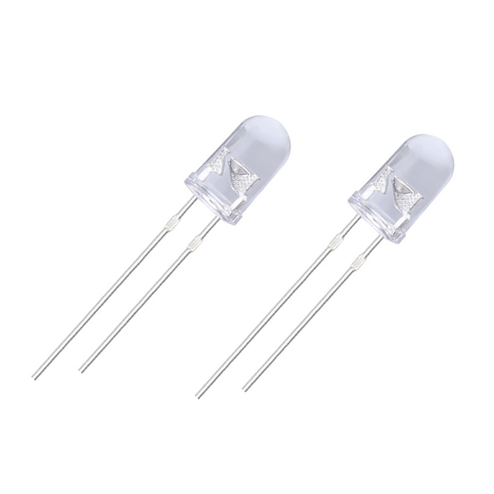 F5 Light-Emitting Diode White Light Red Light Green Blue Led Lamp Bead Plug-In Indicator High-Brightness 5mm Light-Emitting Diode Customization