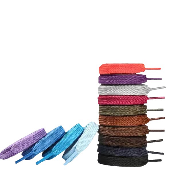 1cm Double Thickened Flat Hollow Color Polyester Shoelaces Adapted to AJ Board Shoes Canvas Shoes sneaker Clothing Belt