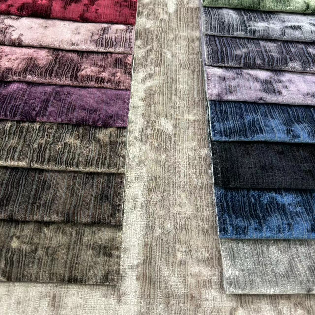 2025 Новый Высококачественный стриженый бархат Ткань для дивана Ткань для подушек Машинное ткачество Бархат Высококачественный плотный однотонный домашний текстиль