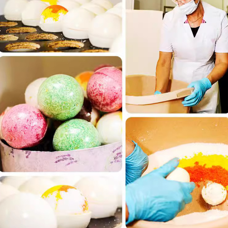 Joyous Milk Rose Bath Salt Ball Bath Ball Bath Ball Moisturizing Bubble Bomb Free Bathtub Bag