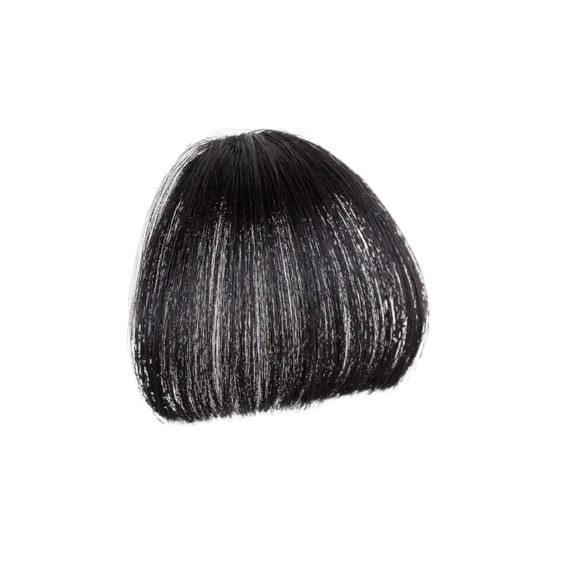 Full Real Hair Comic Bangs Wig for Women, Natural Forehead Bangs, Zhang Yuanying's Same Style Air Bangs Fake Head Curtain
