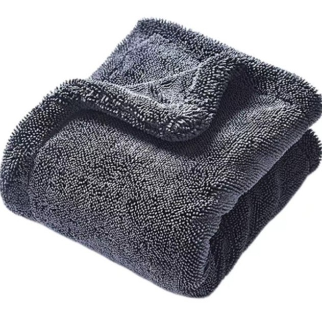 Small Braided Car Cleaning Towel, Leaves No Marks, Double-Sided Thickened, Special for Car Washing, Absorbent Car Wiping Towel, Small Braided Water Collecting Towel