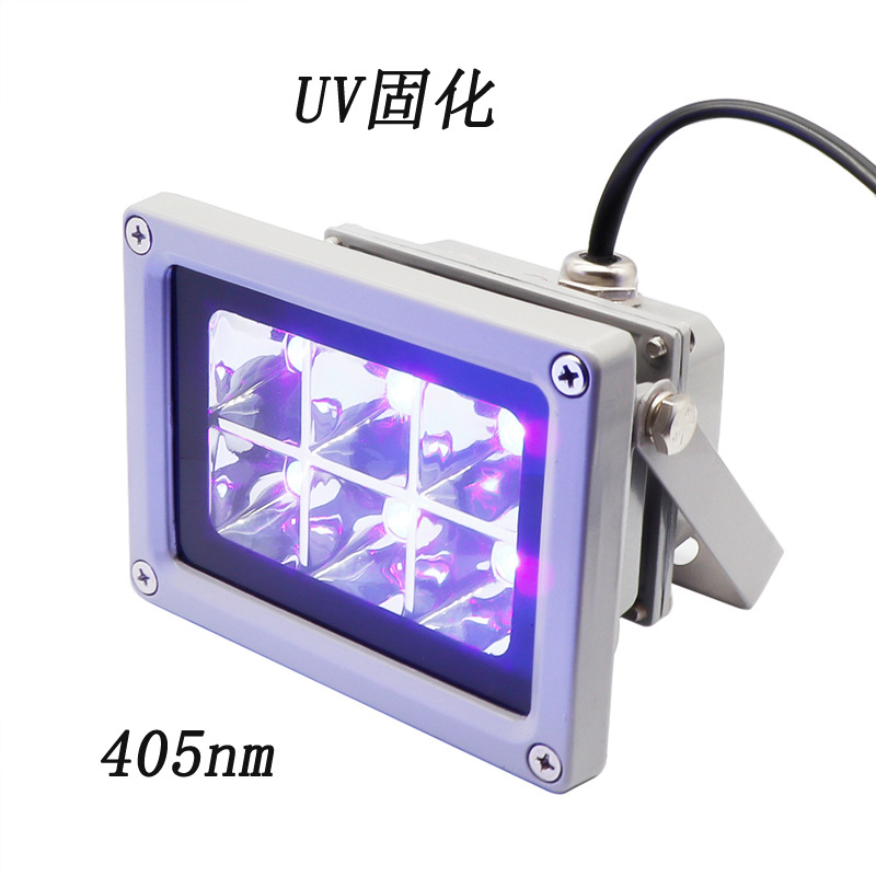 Кросс-бордерная популярная УФ лампа для отверждения маленькая светодиодная фиолетовая лампа без теней для клея