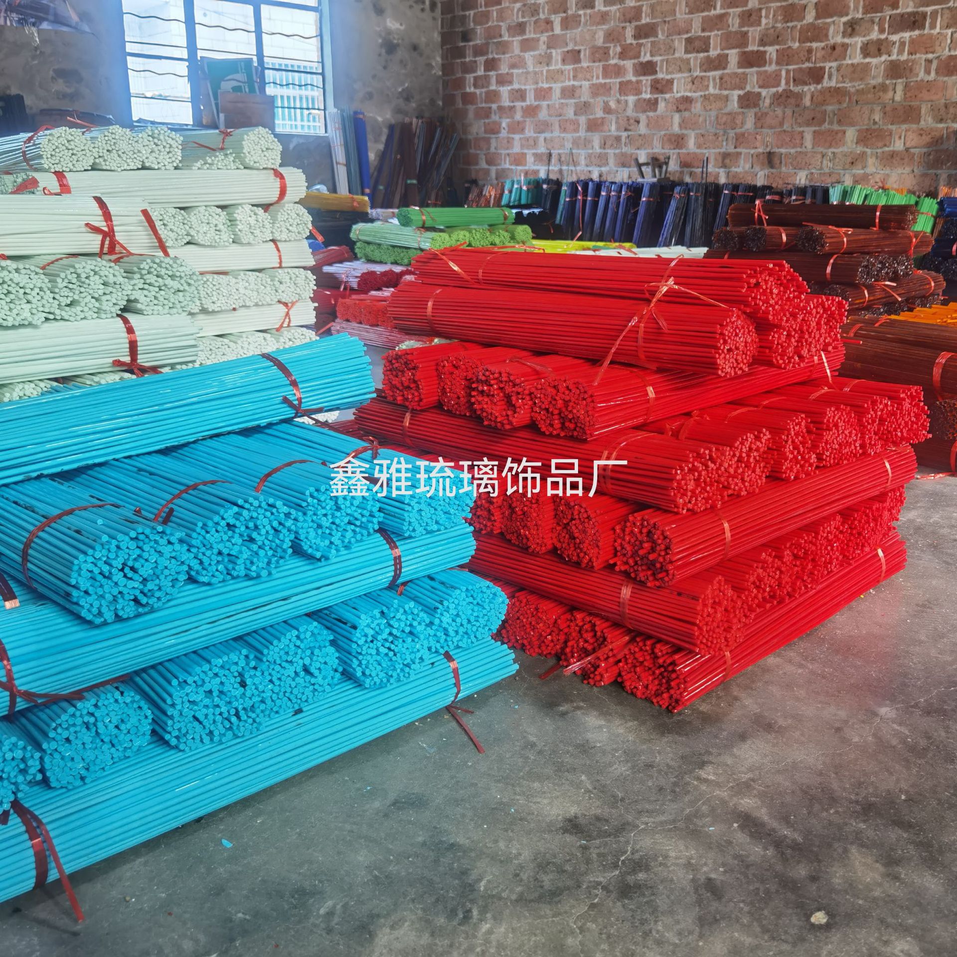 Stained glass rod glass lamp craft glass lamp glass blown glass soda lime