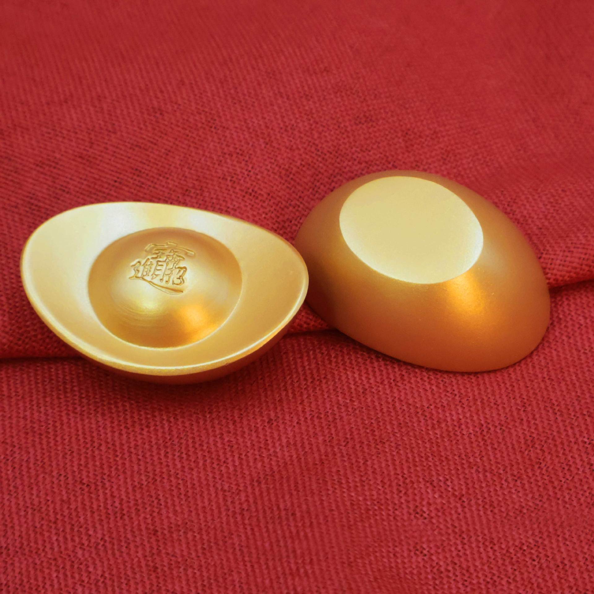 Brass Solid Sand Gold Copper Gilt Ingot Copper Ornaments Living Room Cornucopia Decorations Opening Housewarming Gifts