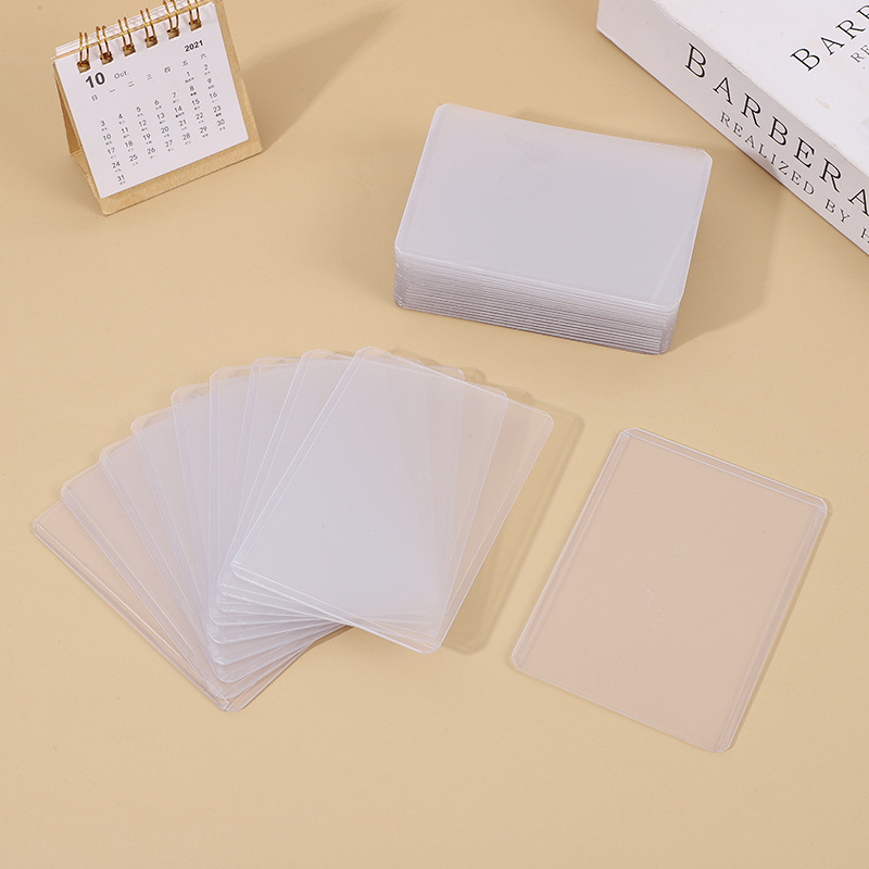 Hard Card Holder B8 Small Card Polaroid Plastic Transparent Laminated Card Holder Guka Hard Plastic Case Thickened Hard Card Film Card Release