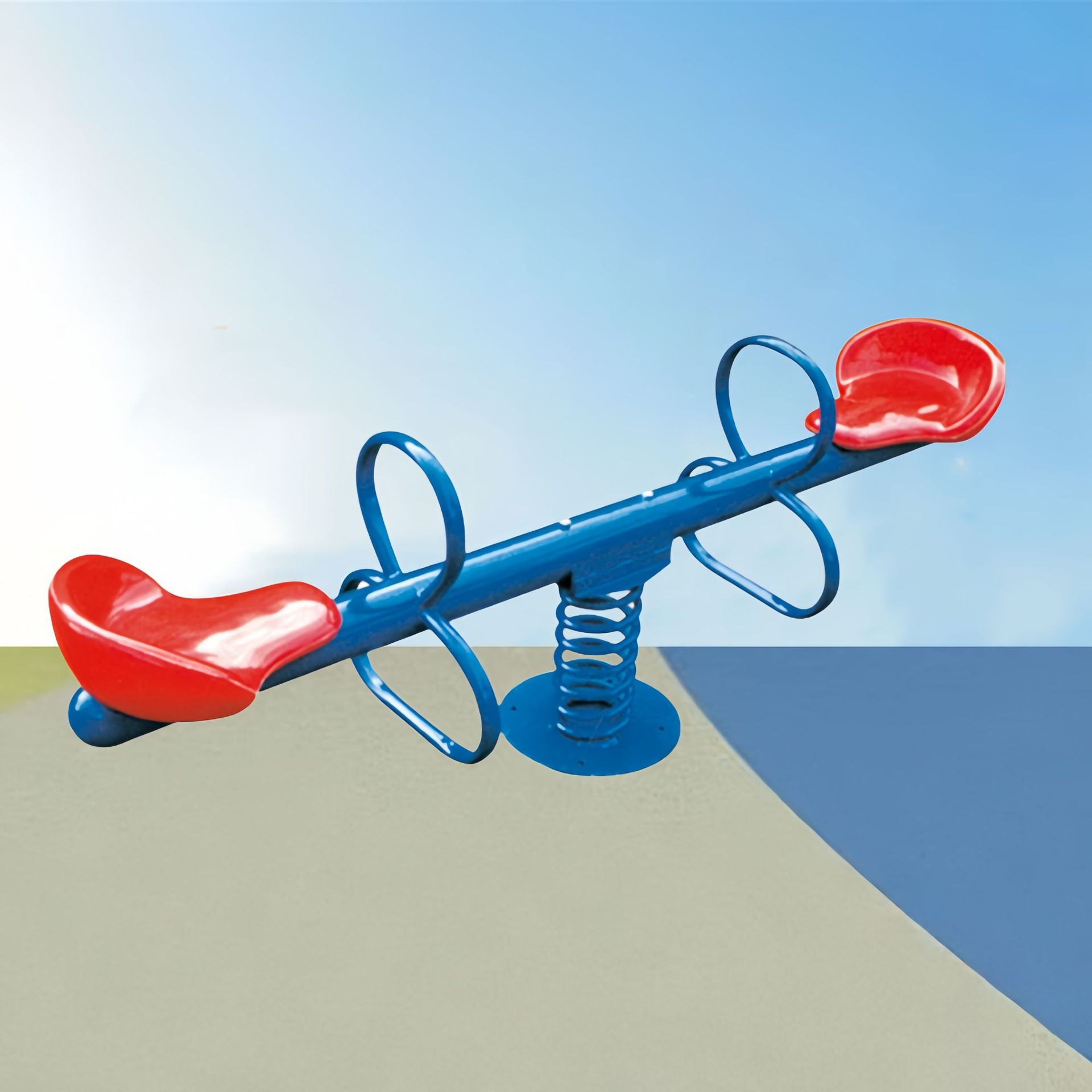 Веселые качели для детского сада, двойной рокер для детей, оборудование для развлечений