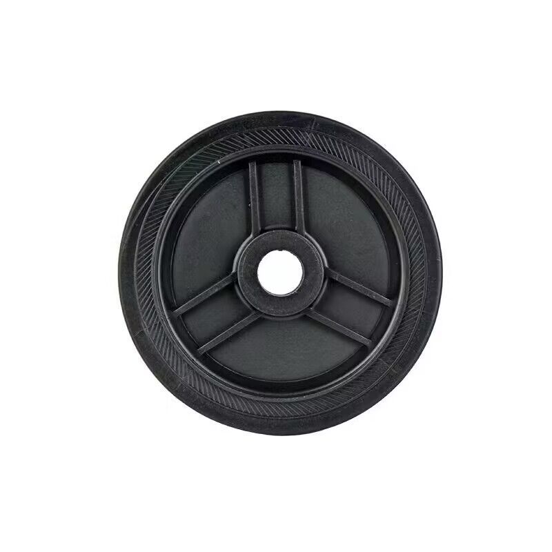Oil-free silent air compressor accessories rubber casters shock-absorbing column rubber pad foot pad plastic wheels 4/5678 inch