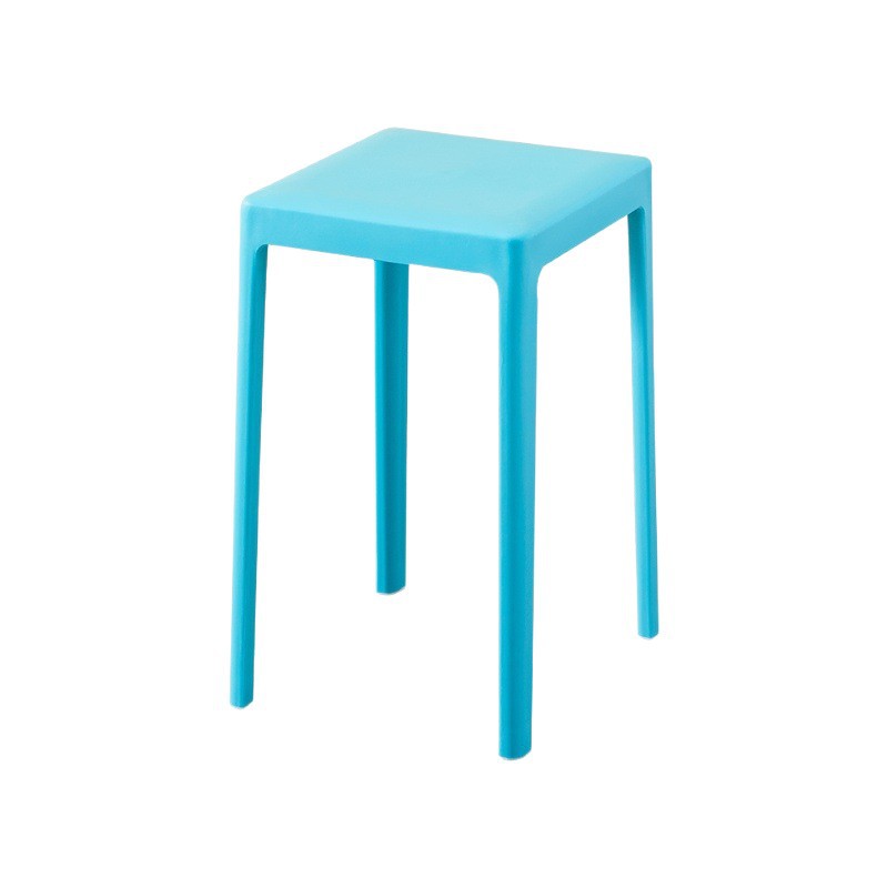 Thickened Plastic Stool for Adults, Simple Modern Dining Table High Stool for Home Living Room, Economical Nordic Round Stool Chair