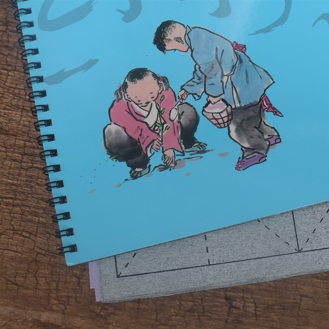 Wholesale Imitation Xuanmi Grids Water Writing Cloth Book Student Beginner Calligraphy Practice Brush Copybook Clear Water Ink Display