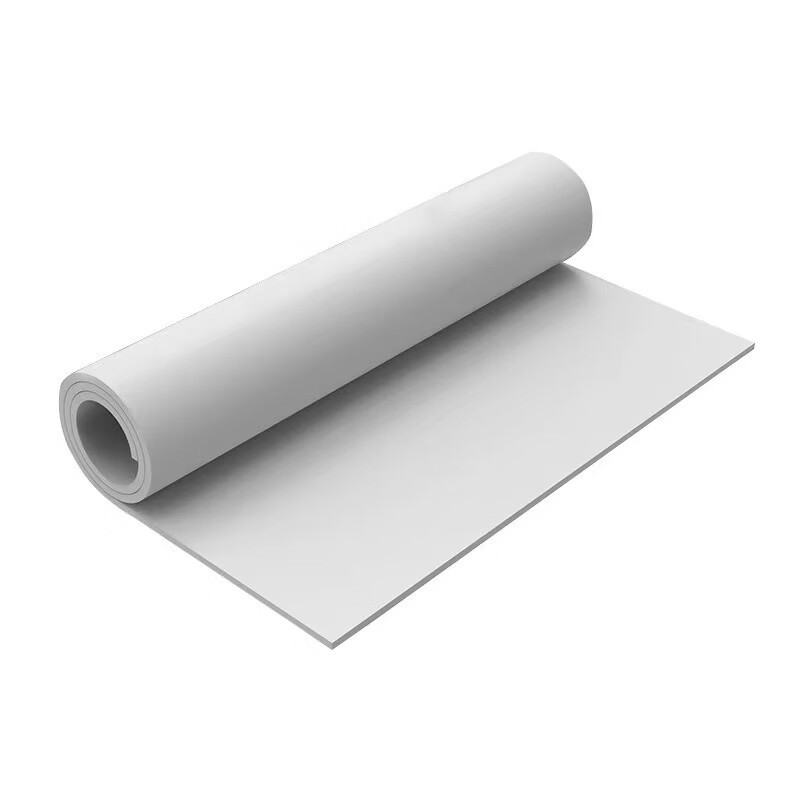 Wholesale White Wear-Resistant Rubber Sheet Sandblasting Room Rubber Mat Acid and Alkali Resistant Table Mat Milky White Vacuum High Elastic Rubber Sheet