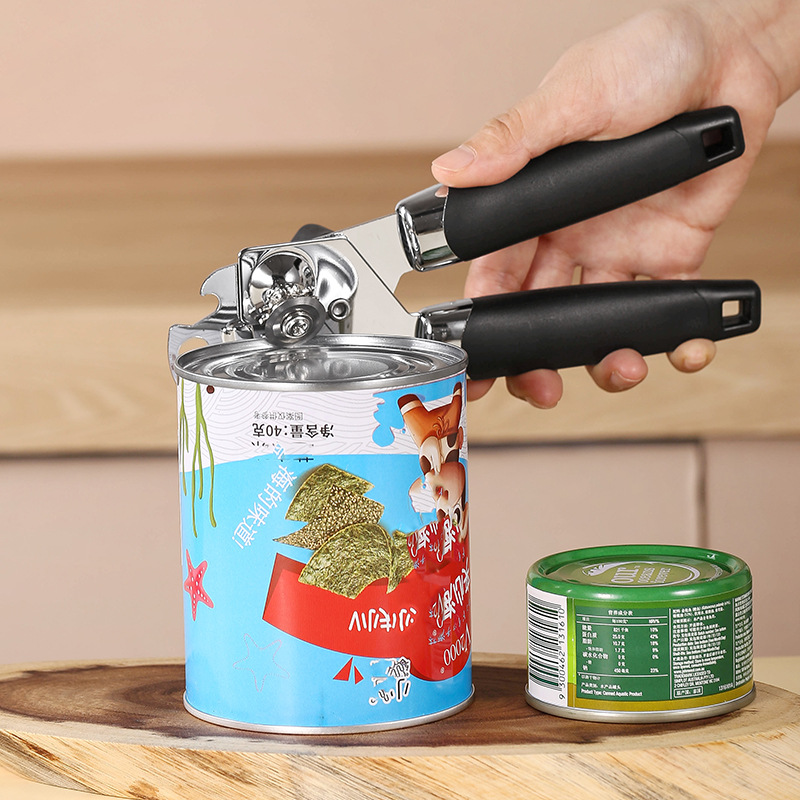Can opener kitchen gadget can multi-function lid opener cross-border manual iron can lid opener
