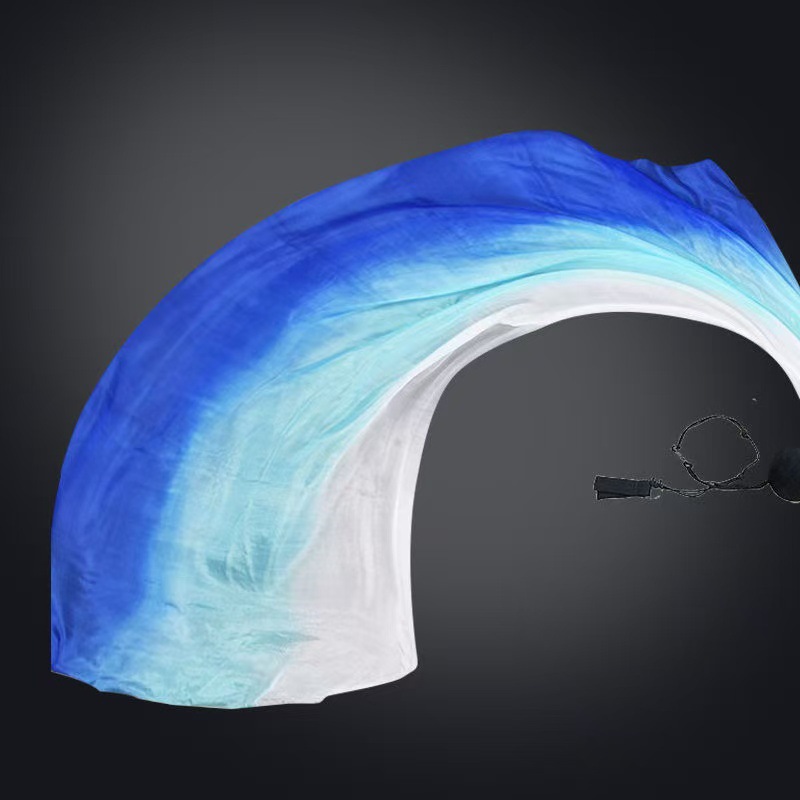 Креативные атрибуты для церемонии открытия спортивных соревнований с марлей, лента для танцев, марлевая шарф для танца живота, открывающий танец, шелковый шар