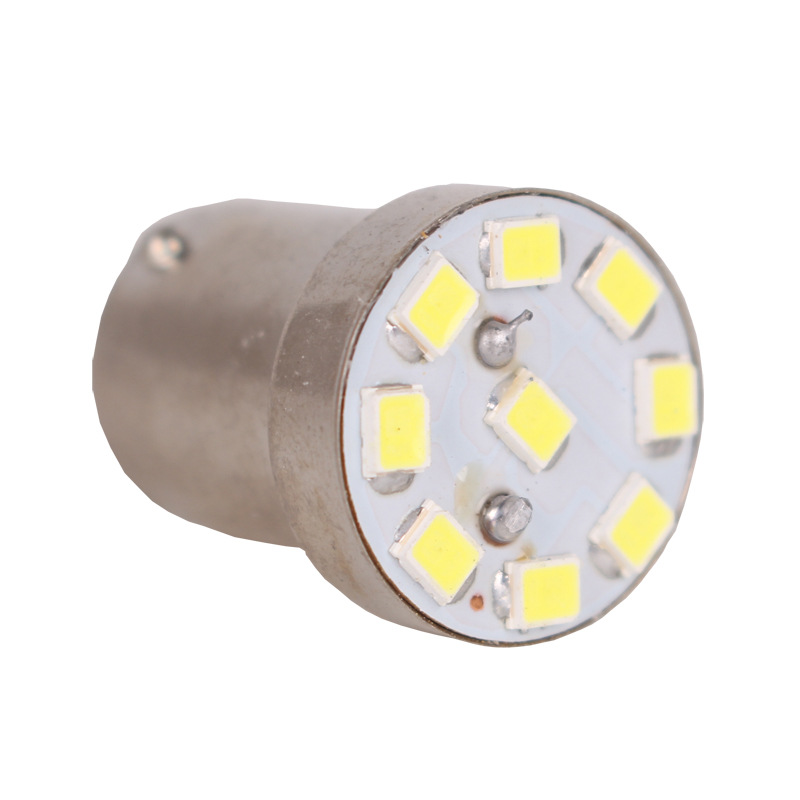 Motorcycle pedal LED steering bulb G18 1156 single contact 9SMD highlight LED turning light modified side light