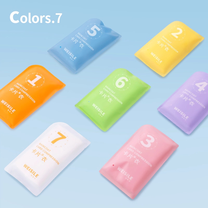 Disposable Raincoat Children's Adult Portable Compressed Outdoor Travel Mountain Climbing Rainproof Long Thickened Card Poncho