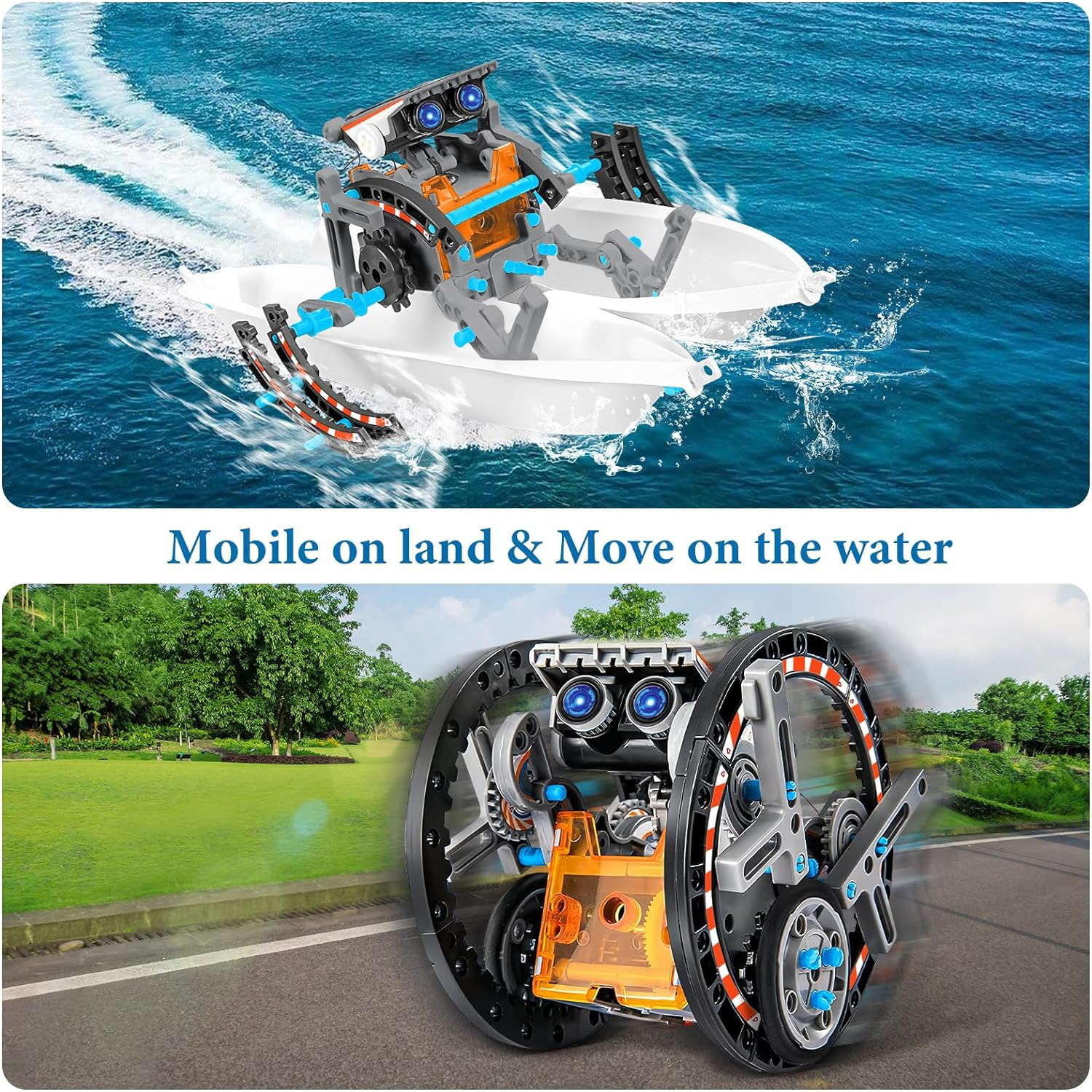 New Cross-Border Hot Selling DIY Assembly Toy 13-in-1 Self-Assembled Solar Toy Car 13-in-1 Smart Robot