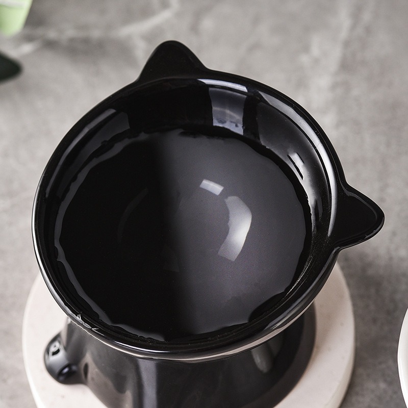 Plastic Tall Pet Bowl Rack, Cat Bowl, Dog Bowl, Drinking Water Bowl, Anti-Knock Over, Straight Mouth Pet Supplies Manufacturer Direct Sale