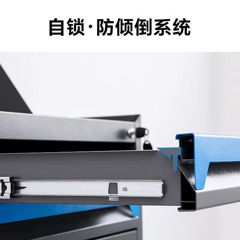 Auto Repair Tool Cart Drawer Hardware Repair Hand Push Box Multi-Functional Mobile Heavy Tool Low Cabinet Workshop Workbench