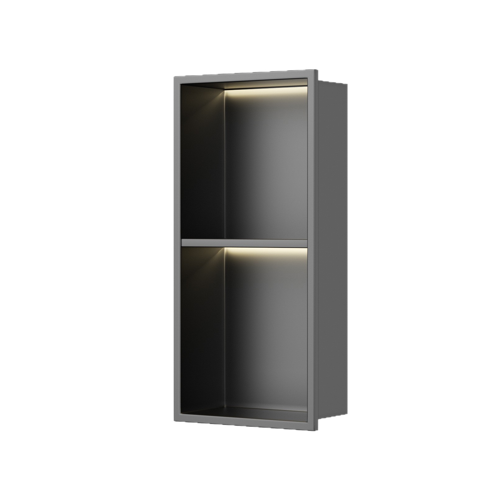 Simple Partition Bathroom Metal Stainless Steel Niche Built-In Cabinet Finished Stainless Steel Niche Storage Rack