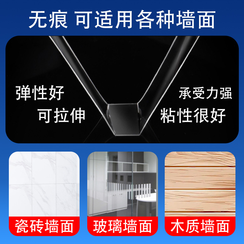 Nano Double-Sided Tape Traceless Magic Waterproof Thickened Tape High Viscosity Acrylic Fixed Magic Sticker Transparent