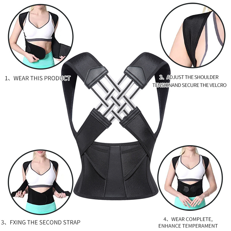 Amazon's Best-Selling Hunchback Posture Correction Belt, Chest Support Belt, Waist Support Belt, Adult Student Back Beauty Corrector