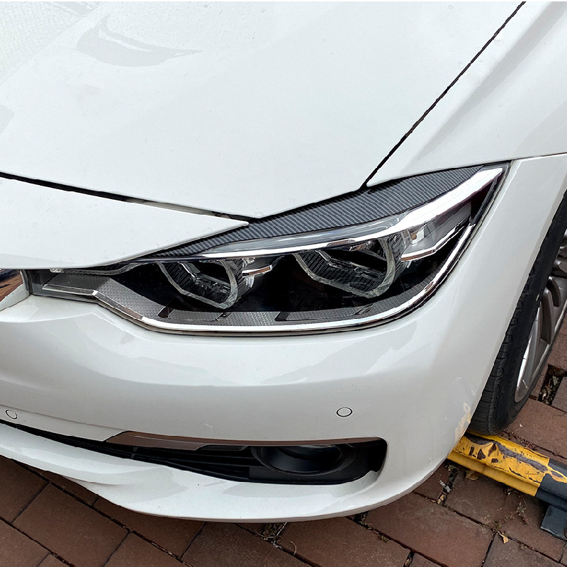 Suitable for Bmw 3 Series F30 F31 318I 320I 2012-18 Headlight Eyebrow Car Sticker Modification Parts
