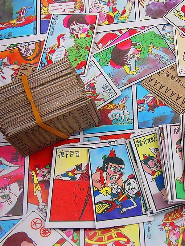 Nostalgic foreign picture film 8090 after shooting foreign picture game card donkey kong gourd doll sun wukong beast chess toy puzzle