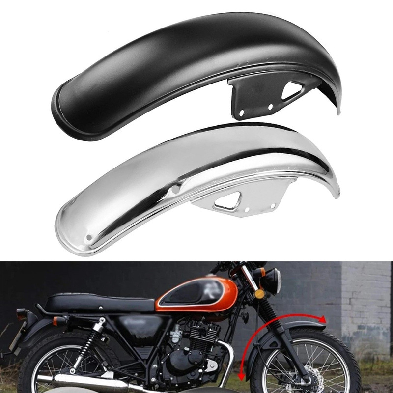 Аксессуары для мотоцикла, модификация брызговиков, нержавеющая сталь, передний брызговик Gn, ретро задняя защитная плита